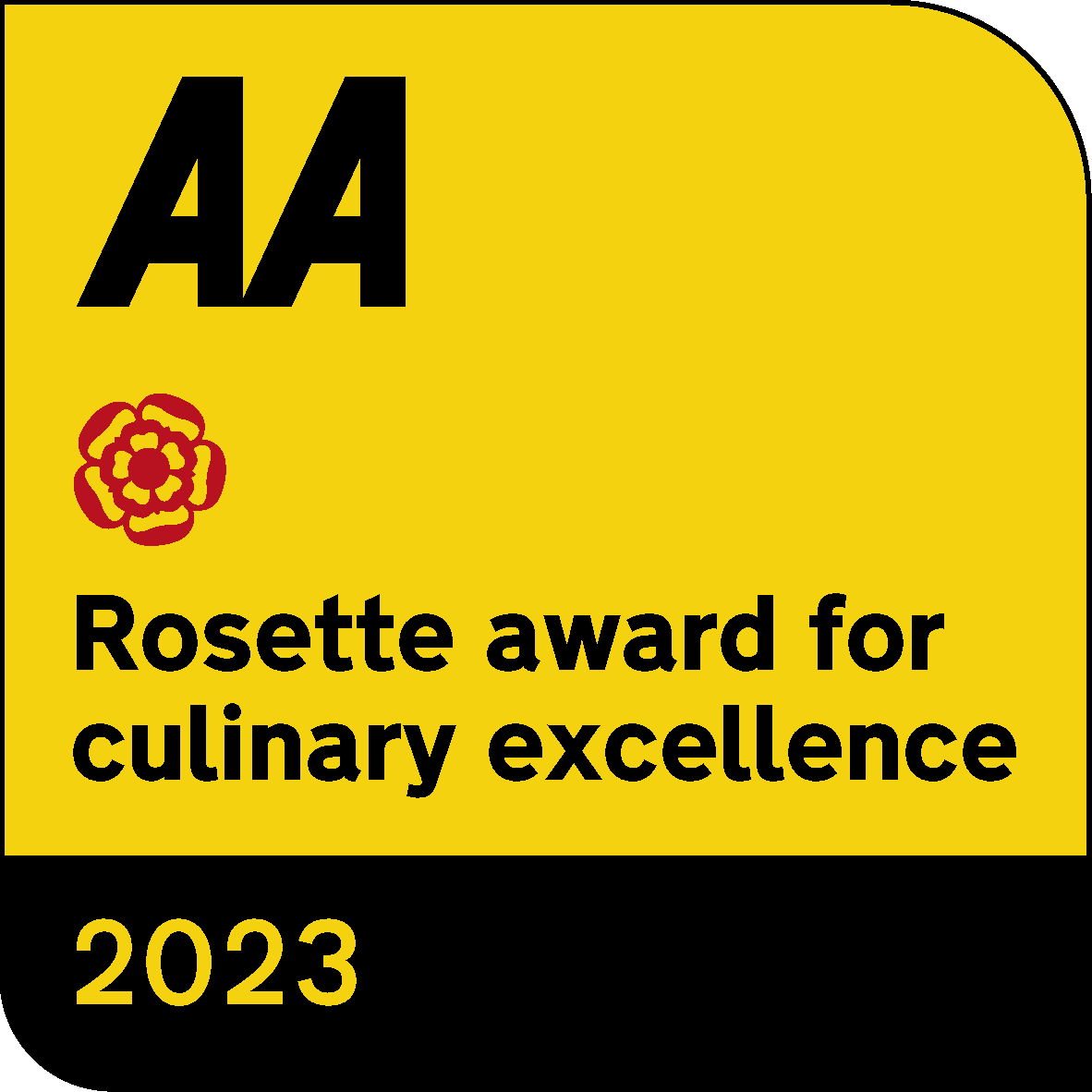 AA 1 Rosette - Culinary Excellence 2023